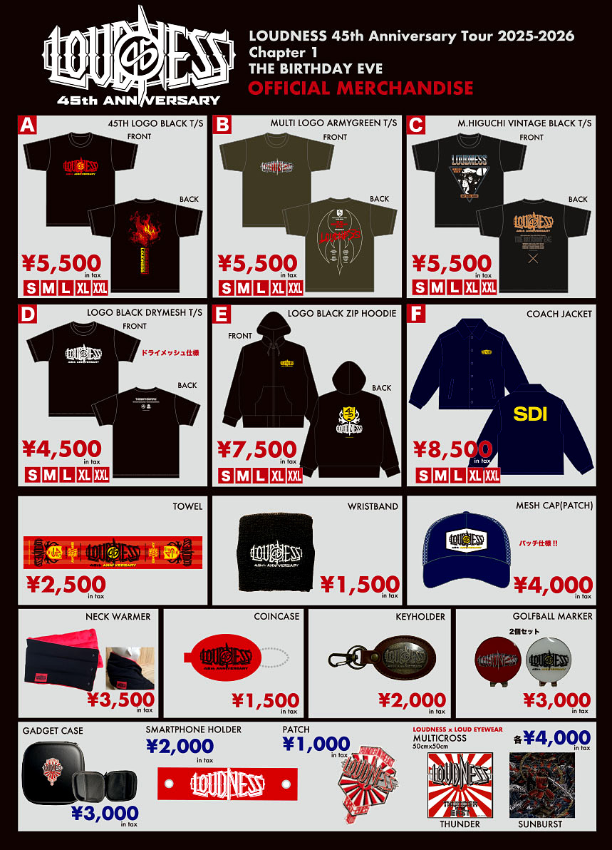 LOUDNESS - Official Website -